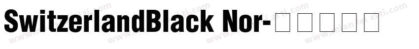 SwitzerlandBlack Nor字体转换